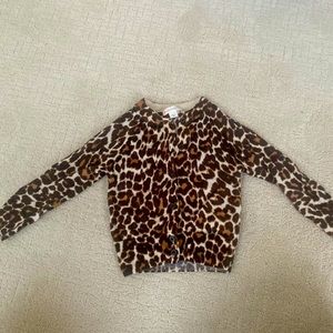 Crewcuts Toddler Girls Leopard Cardigan